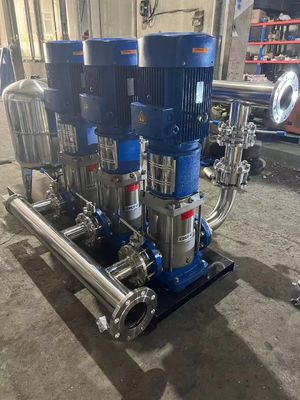 Good price Pompa wodna ze wzmacniaczem częstotliwości Sprzęt do zaopatrzenia w wodę 1 tryb gotowości 1 start. Pompa materiałowa SS304 z rurociągiem i zbiornikiem ciśnieniowym w Internecie