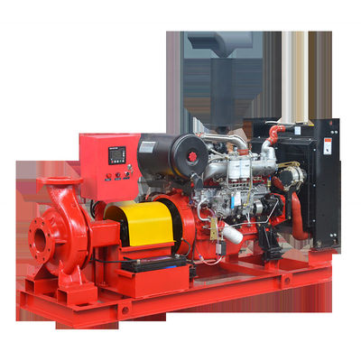 Pompa strażacka z silnikiem wysokoprężnym o wydajności 1200 GPM, seria XBC, ciśnienie 12 barów, automatyczna
